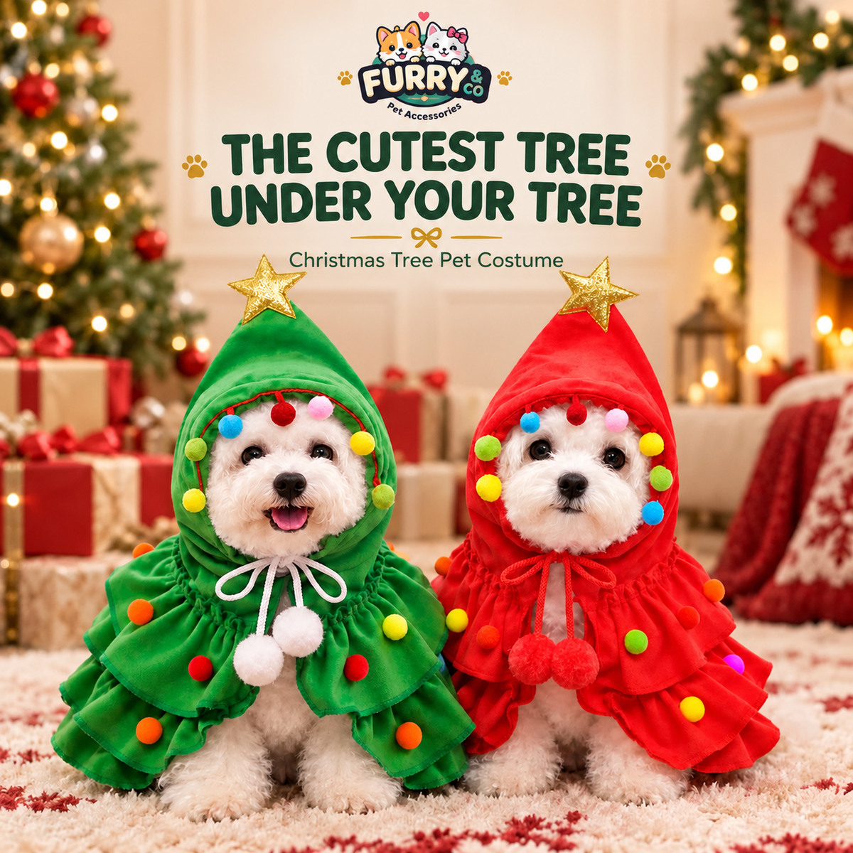 Christmas Tree Pet Costume by F&C™