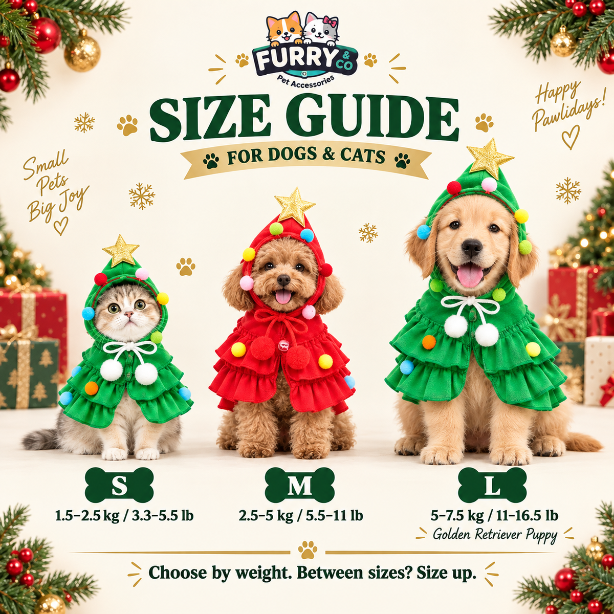 Christmas Tree Pet Costume by F&C™
