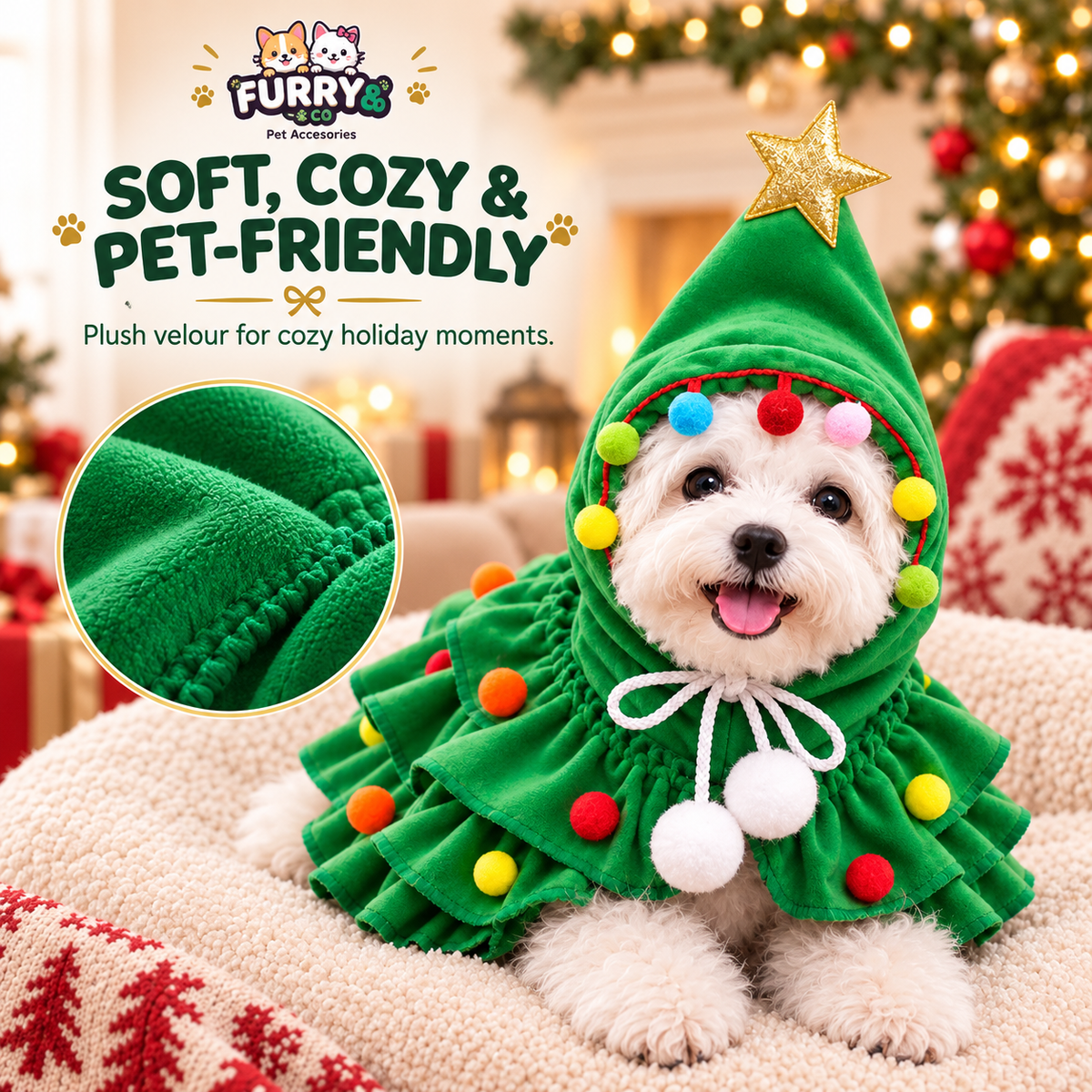 Christmas Tree Pet Costume by F&C™
