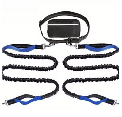 Hands Free Dog Retractable Elastic Leash Reflective Towing Rope™